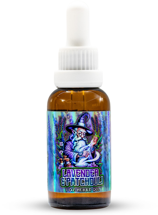 Lavender and Patchouli Beard Oil 1oz Lavender and Patchouli Beard Oil 1oz